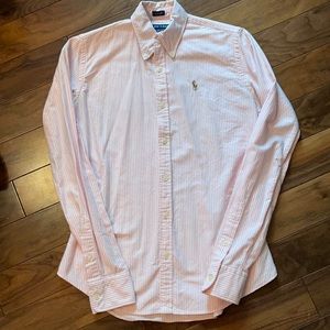 Long sleeve polo button up
